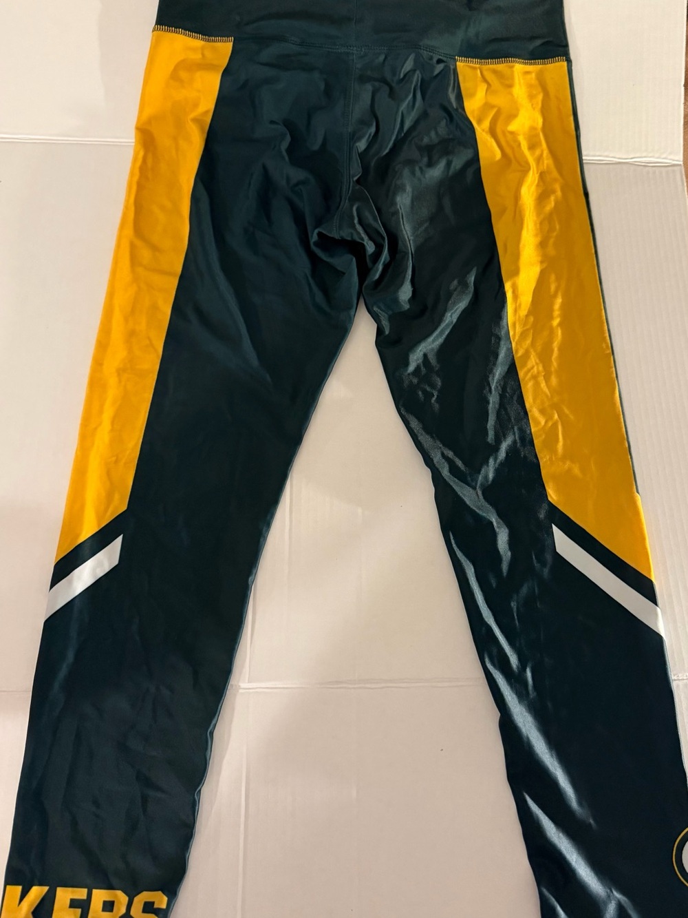 Woman's Green Bay Packers Green and Yellow Athletic Pants
